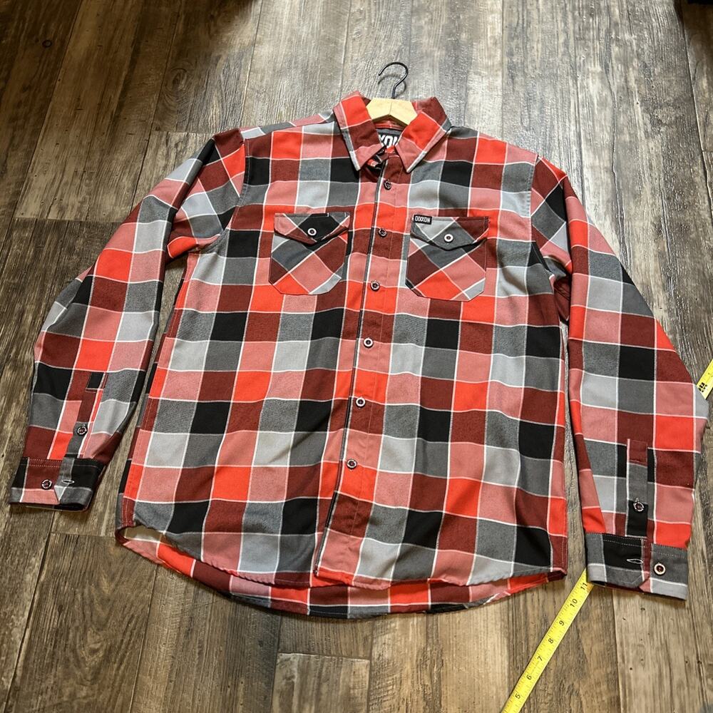 Dixxon Flannel Button Down Shirt Coupe Deville Long Sleeve Plaid Men’s Size L